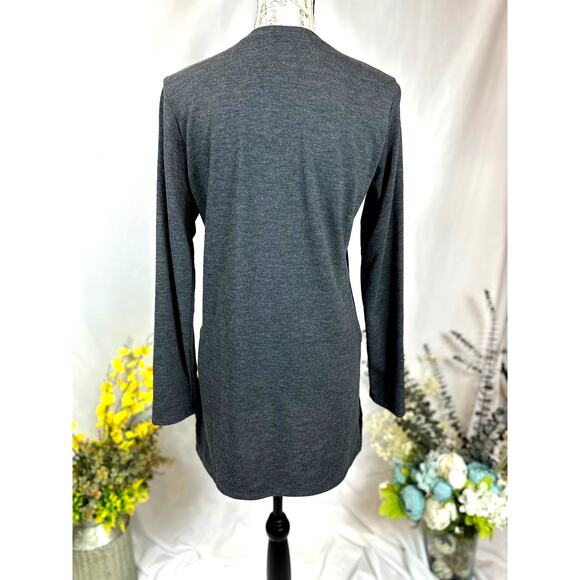 Vintage Go Couture Abstract Sweater V-neck Boho Lightweight XL - Picture 7 of 10